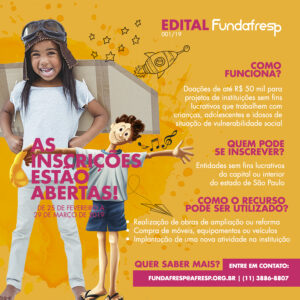 Leia mais sobre o artigo Fundafresp abre as inscrições para o Edital 001/19
