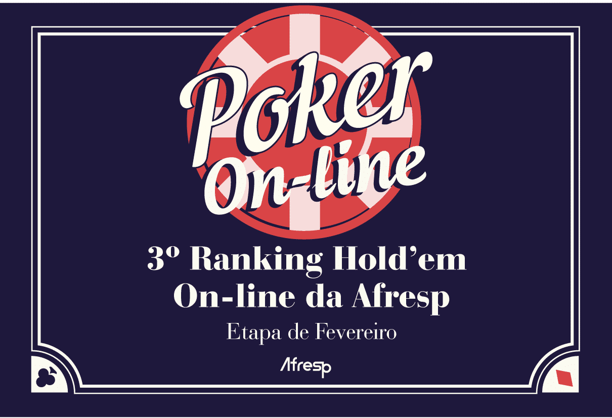 No momento, você está visualizando 3º Ranking Hold’em On-line: confira a classificação da primeira etapa