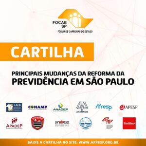 Leia mais sobre o artigo FOCAE-SP lança cartilha sobre as novas regras de aposentadoria estadual