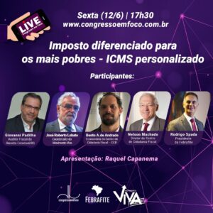 Leia mais sobre o artigo Imposto diferenciado para os mais pobres será tema de webinar desta sexta-feira (12/6)