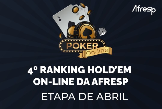 No momento, você está visualizando Poker on-line: veja a classificação da etapa de abril do torneio