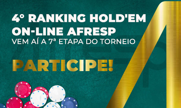 No momento, você está visualizando Poker on-line Afresp: participe da etapa de agosto do torneio!