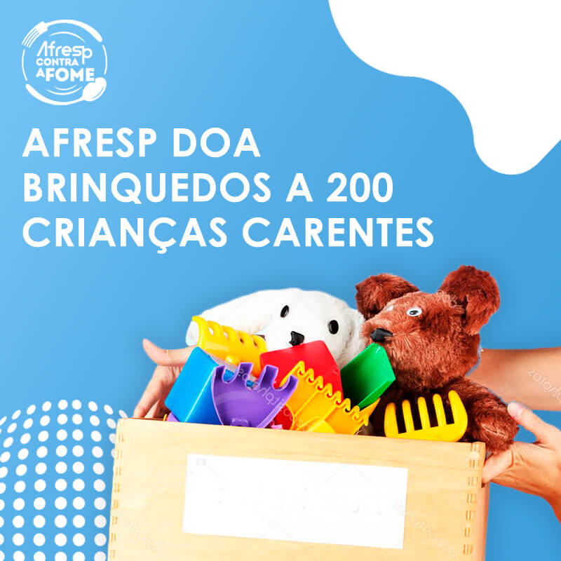 No momento, você está visualizando Afresp encerra o ano com doações de brinquedos a 214 crianças carentes