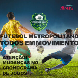 Leia mais sobre o artigo XXIX Torneio Metropolitano: mudanças no cronograma de jogos