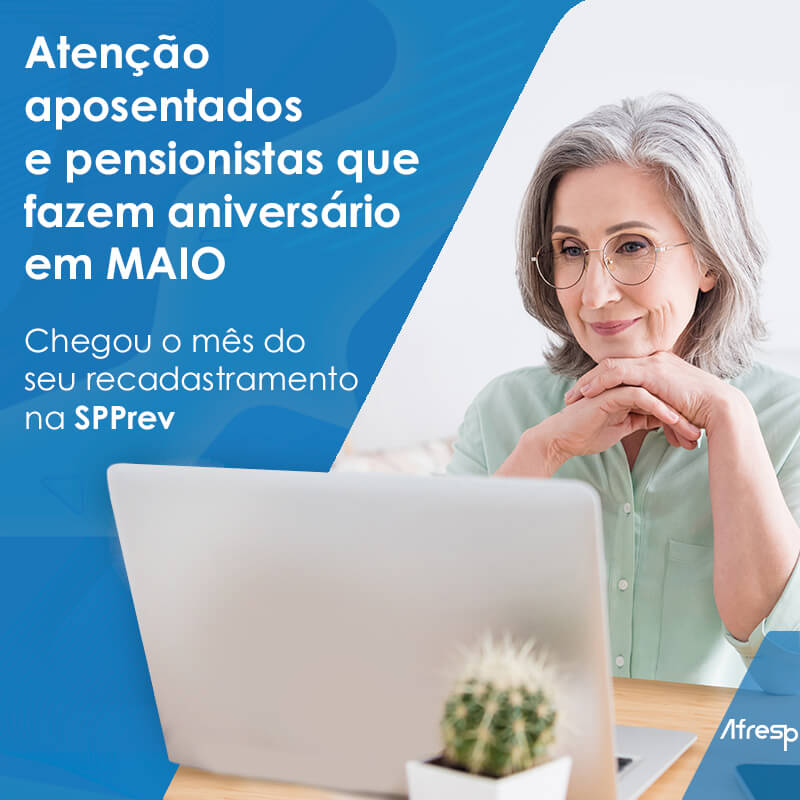 No momento, você está visualizando Aposentados e pensionistas que fazem aniversário em maio devem se recadastrar este mês na SPPrev