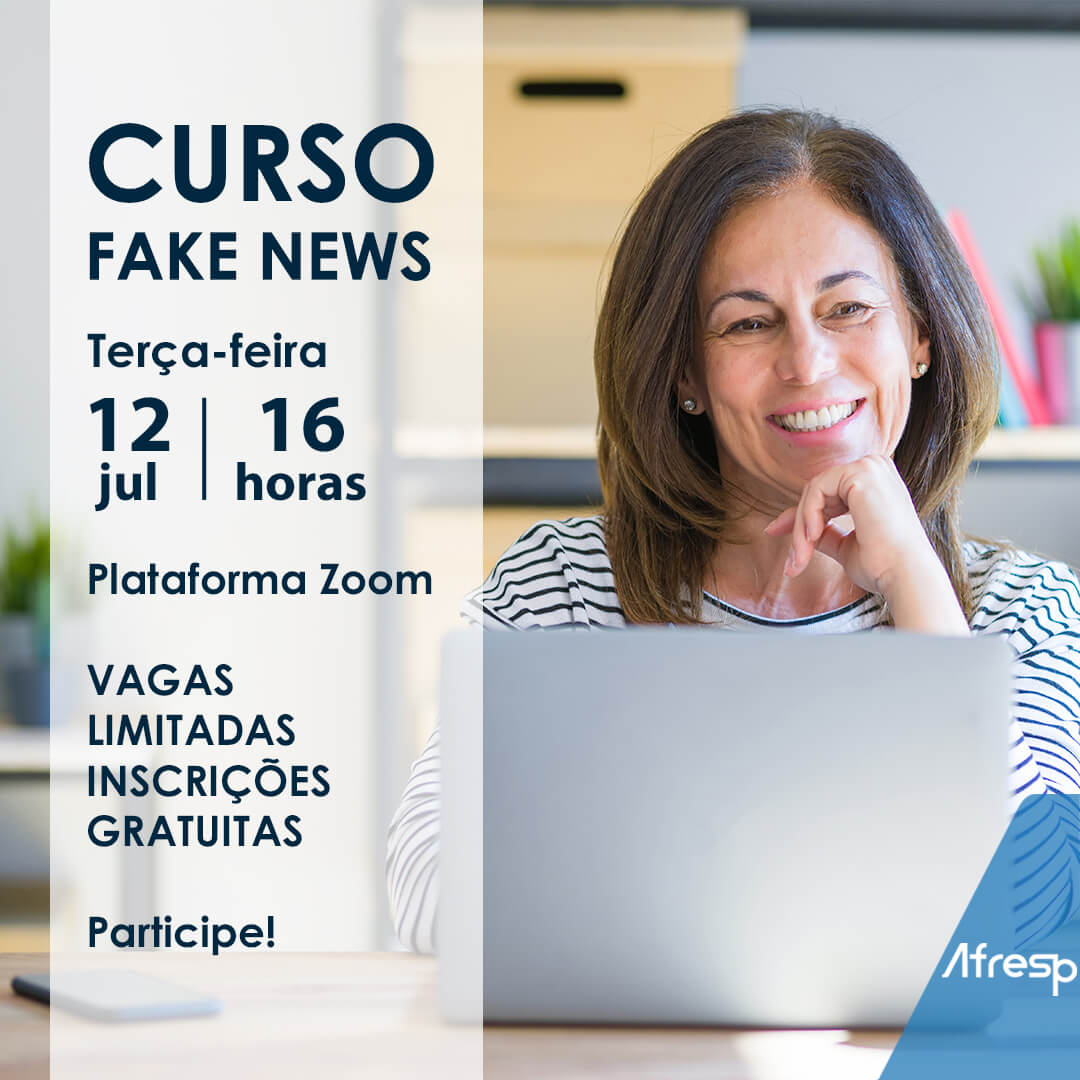 No momento, você está visualizando Participe do novo curso sobre Fake News da Afresp