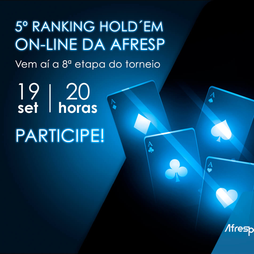 No momento, você está visualizando Poker on-line: vem aí a 8ª rodada do torneio