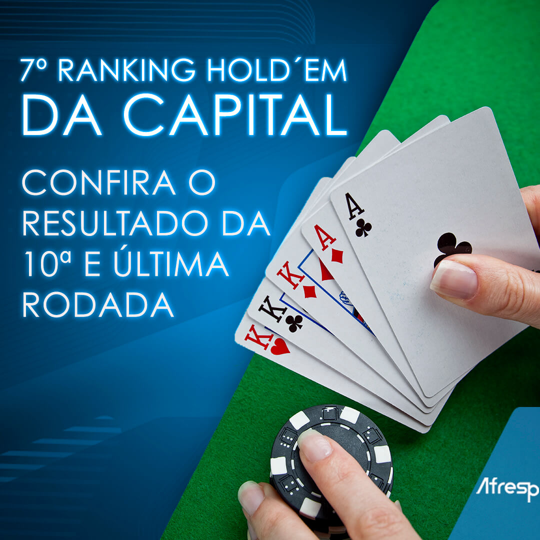 No momento, você está visualizando Confira o vencedor da última rodada do 7º Ranking Hold’em Capital