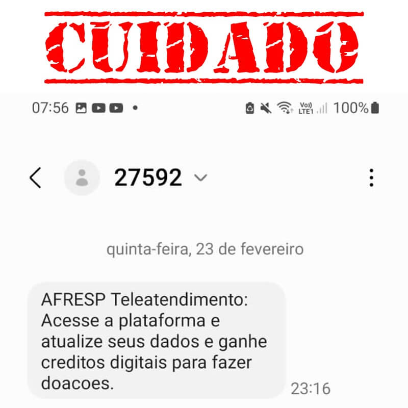 No momento, você está visualizando Cuidado! Mensagens não enviadas pela Afresp