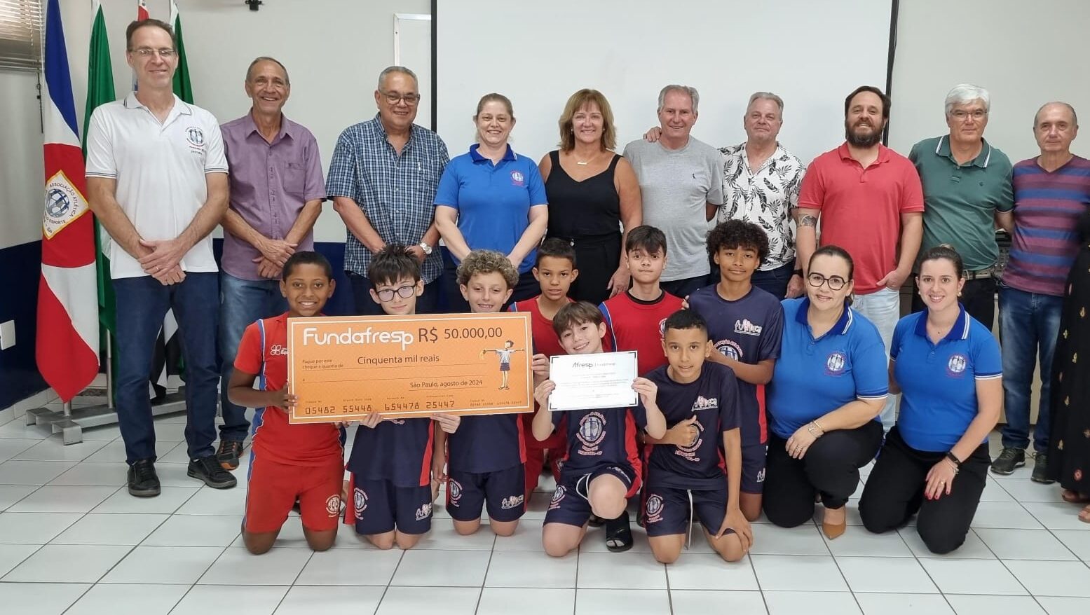 No momento, você está visualizando Associação Atlética Educando, de Piracicaba, recebe doação de R$ 50 mil do Fundafresp