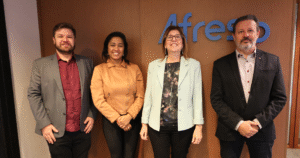 Leia mais sobre o artigo Afresp recebe visita do Diretor Financeiro e da Coordenadora de Relacionamento do Sescon-SP