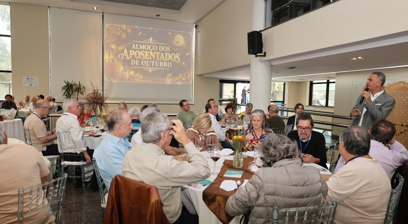 No momento, você está visualizando Almoço dos aposentados marca retorno de Rodrigo Spada à Presidência da Afresp e lançamento do Amafresp Acolhe